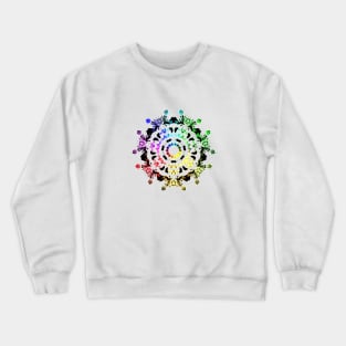 Colorful Mountains Mandala Crewneck Sweatshirt